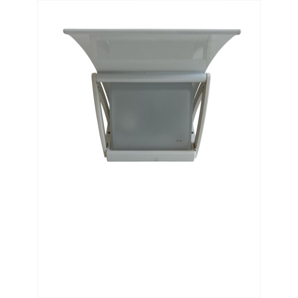 Performance 008424 Tango 20 1x18w/t blanc avec aileron réglable dim.20cm